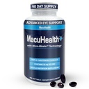 Macuhealth Plus+ Eye Vitamins συμπλήρωμα για ενήλικες - 90 Ημέρα προσφοράς με λουτεΐνη, Ζεαξανθίνη, και μεσο-Ζεαξανθίνη - Μη αρωματισμένη, Βιταμίνη για τα μάτια
