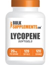 BulkSupplies.com Lycopene Softgels - Συμπλήρωμα Λυκοπενίου, Συμπλήρωμα Αντιοξειδωτικών - Χωρίς γλουτένη, 1 Softgel ανά Σερβίρισμα (20mg), 120 Softgels (Συσκευασία του 1)
