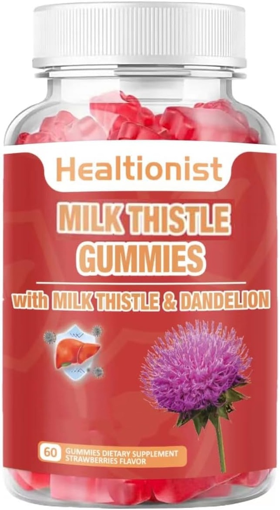 Γάλα γαϊδουράγκαθο Gummies για τον καθαρισμό του ήπατος, Detox & επισκευή λιπαρή φόρμουλα του ήπατος Gummies, εκχύλισμα γαϊδουράγκαθο γάλακτος 