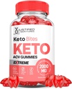 Keto Bits Keto ACV Gummies Extreme 2000MG Keto Bites Keto Gummies Apple Cider Vinegar Formulated with Ρόδι με σκόνη χυμού βότανου B12 Vegan Non GMO 60 Gummys