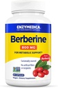 Enzymedica Berberine 800 mg – Κάψουλες Vegan για τη Μεταβολική Υποστήριξη – από Βιώσιμα πηγαζόμενα Barberry – Μη ΓΤΟ, Χωρίς Γλουτένη, Χωρίς Γέμισμα ή Έκδοχα – 60 Κάψουλες