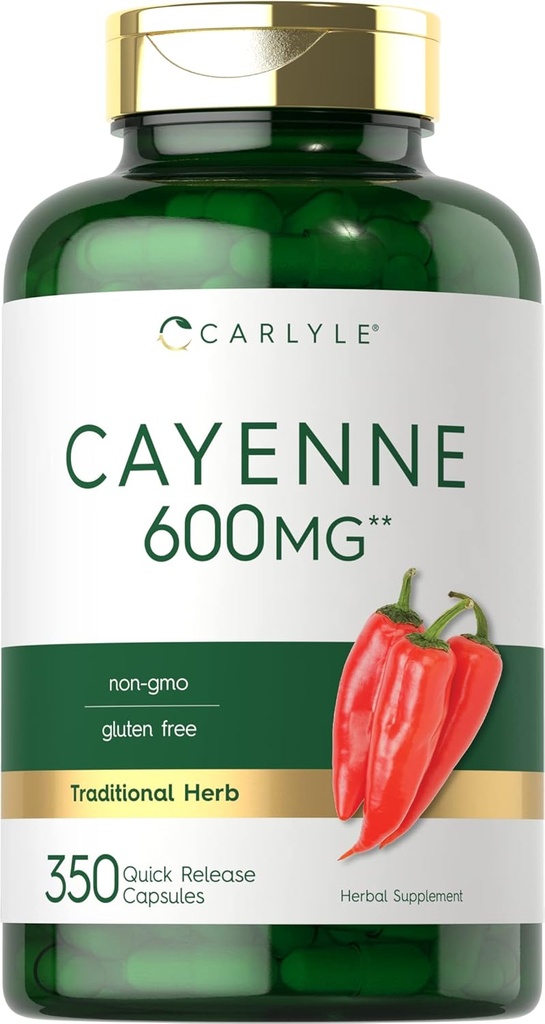 Carlyle Καψάκια Καγιέν πιπέρι 600mg 