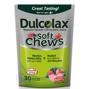 Dulcolax Soft Chews Saline Laxative Mixed Berry (60ct & 30ct) 1200mg Magnesium Hydroxide Gentle Constipation Relief