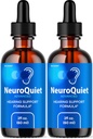 (2 Pack) NeuroQuiet Drops - Επίσημη υποστήριξη καθημερινής ακοής NeuroQuiet Όλα τα φυσικά καθαρό υγρό Advanced Formula για την υγεία του αυτιού, ακουστική καθαρότητα και εσωτερική ισορροπία αυτιών Κριτικές, 2 μπουκάλια για 2 μήνες