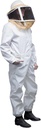 Mann Lake Deluxe Bee Suit, Beekeeing Gear with Zippered Square Veil, Ανθεκτικό 50/50 Βαμβάκι/Πολυεστέρας, Beee Protection Suit, Επαγγελματικό Μελισσοκομικό κοστούμι για ενήλικες, Μεγάλο