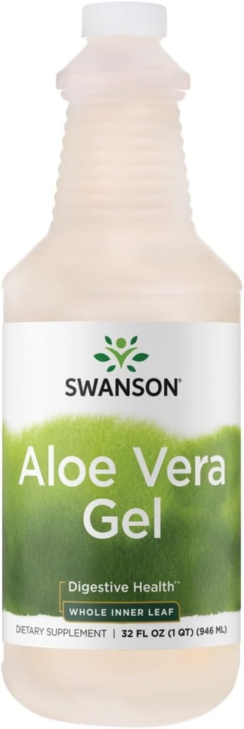 Swanson Premium Brand Aloe Vera Gel 32 fl Ουγγιά (1 Qt) (946 ml) - Συσκευασία του 1