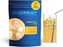 Blueprint Bryan Johnson Longevity Mix - Muscle Builder & Recovery Supplement - Προάγει την εστίαση και την ισορροπία Mood - Μαγνήσιο, Creatine, L-Θεανίνη, Glutathionone & Βιταμίνη C- 30 Σερβίρει, Ανανά Yuzu