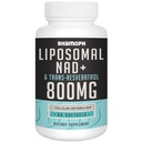 Liposomal NAD+ 800 mg with Trans-Resveratrol 300 mg, Max Absorption, Actual NAD+ Boosting Supplement for Healthy Aging, Cellular Energy, DNA Repair, Longevity - 60 Softgels
