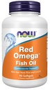 NOW Συμπληρώματα τροφίμων, Red OmegaTM με CoQ10 30 mg και Omega-3 ιχθυέλαιο, Καρδιαγγειακή Υποστήριξη*, 90 Softgels