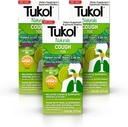 TUKOL Naturals Syrup Elderberry με Βιταμίνη C, D, και ψευδάργυρο, συμπλήρωμα ανοσοποιητικής υποστήριξης με Φυσικό Μέλι για Ενήλικες & Έφηβους, Βότανο Elderberry Boost για Ανοσία & Αντιοξειδωτική Υποστήριξη, 6oz, Συσκευασία των 3