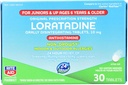 Rite Aid Kid's Non-Drowsy Allergy Relief, Loratadine 10mg, Mint Flavor - 30 δισκία 