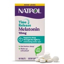 Νατρόλη μελατονίνη 10mg δισκία απελευθέρωσης χρόνου, συμπλήρωμα διατροφής ύπνου για τον ύπνο, 100 δισκία απελευθέρωσης χρόνου μελατονίνης, 100 σερβιέτες