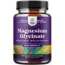 Pure Magnesium Glycinate Supplement 400mg Per Serving - Vegan High Absorption Chelated Magnesium Capsules for Women & Men with Elemental 400mg for Mood Sleep and Relaxation Support - 240 Count