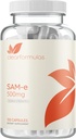 Βιοενεργό SAM-e 500mg - συμπλήρωμα SAM-e υψηλής αντοχής με βιολογικά ενεργό μορφή S,S για υποστήριξη ήπατος και διάθεσης - Vegan Non-GMO συντηρητικό δωρεάν - Κατασκευάζεται στις ΗΠΑ (120 εξυπηρετούν)