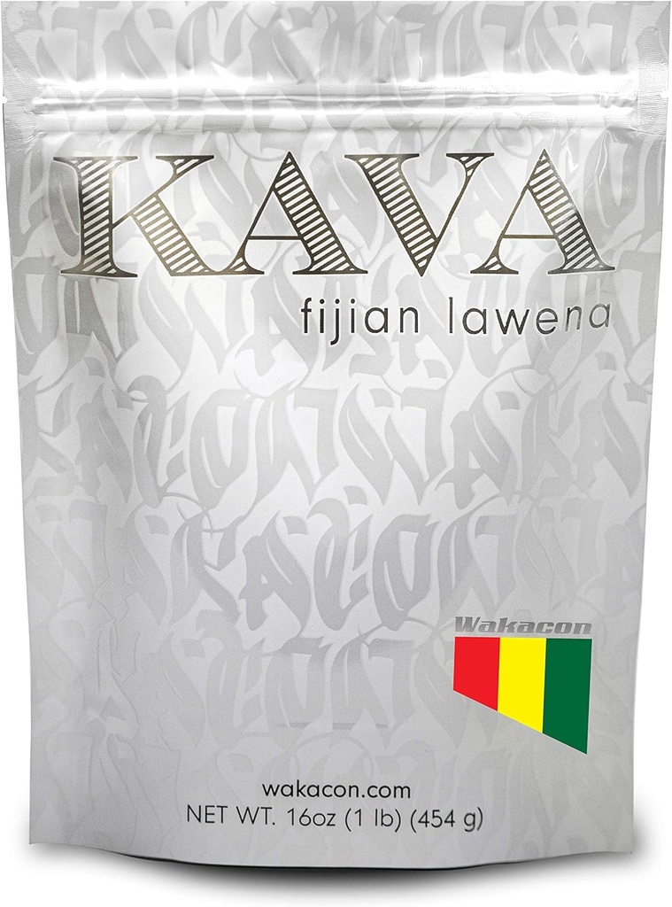 Kava Lawena Powder – Αυθεντική, Noble Kava Crown Root Powder από τα Φίτζι – Premium, Responable Sourced, 16 Oz