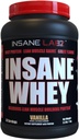 Insane Labz Insane Whey,100% πρωτεΐνη ορού ορού οικοδόμησης μυών, BCAA Amino Profile, Mass Gainer, Meal Replacement (Vanilla, 30 Servings)