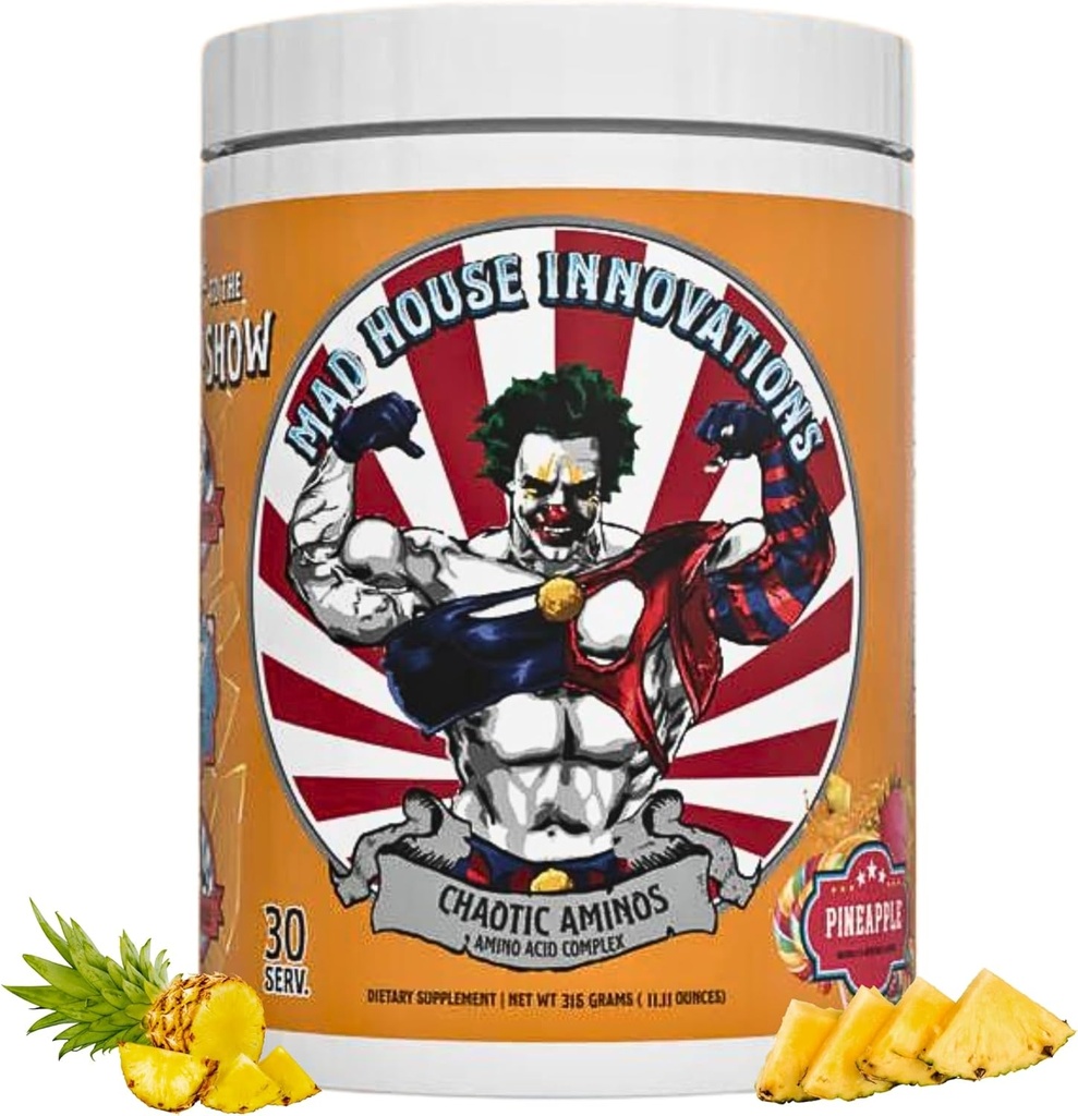 Pineapple Complete Essential Amino Acids Complex Dietary Supplement for Insane Pump 10.50G of Amino Acid, 11.11 Oz Υποστηρίζει την αποκατάσταση των μυών & την παραγωγή ενέργειας 30 Υπηρεσίες