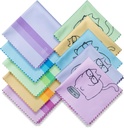 10 Pack χαριτωμένο Κίτι σχέδιο γάτας Multicolor μικροϊνών καθαρίζοντας cloths για τον καθαρισμό γυαλιά φακοί γυαλιά ηλίου και κινητό τηλέφωνο Όμορφα χρώματα Σχεδιαστής μπλε ροζ κίτρινο μοβ πράσινο μαντηλάκια