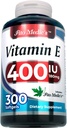 FITO MEDIC'S Lab - Vitamin e - 400 IU, 300 Softgels - Pure- Vitamin e Oil - για Αντιοξειδωτική Υποστήριξη- Βιταμίνη e Κάψουλες - Εξαιρετικά υψηλή απορρόφηση- βιταμίνη ε.