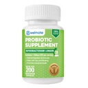 WELMATE Bifidobacterium - Probiotic συμπλήρωμα - Υποστηρίζει την υγεία των ορνίθων - Immune Support - Digestive Enzymes - Gluten Free - Vegan - Άνδρες & γυναίκες Probiotic - Μέγεθος αξίας - 200 Count