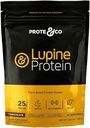 Prote&Co Lupin Prote- 24g Vegan Plant Based Protein Powder. Χωρίς ΓΤΟ, χωρίς ζάχαρη, χωρίς λακτόζη, χωρίς γλουτένη, χωρίς σόγια.