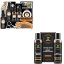 XIKEZAN Δώρα για τους άνδρες w/Beard Kit και Beard Σαμπουάν και Conditioner Set