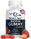Βαριατρική Εμπειρογνώμονας Βιοτίνη Βιταμίνη – Γρήγορο συμπλήρωμα διατροφής για ενήλικες μετά τη βαριατρική χειρουργική, 90 Count