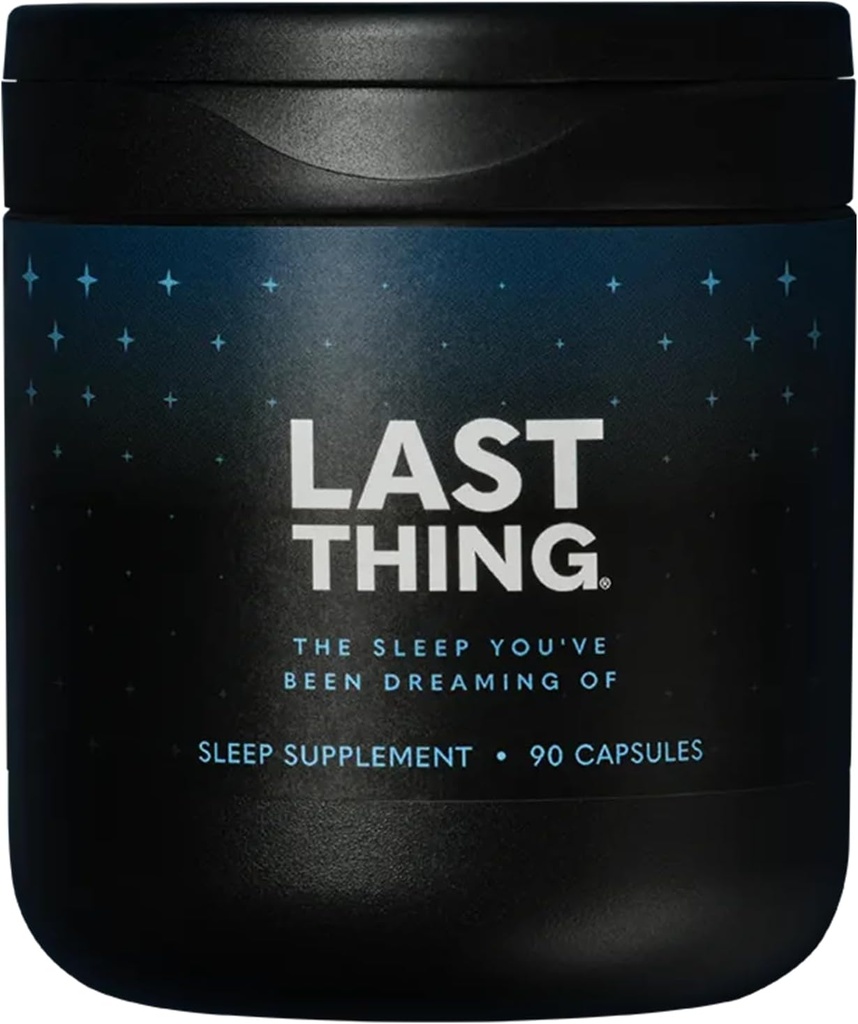 BODi Last Thing Complete Sleep Supplement with L-theanine, Ashwagandha, Magnesium Glycinate, Melatonin - Calming Night Time Stress Defense for Deep Recorative Sleep - 30 Day Supply (90 Κάψουλες)