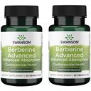Swanson Berberine Advanced Enhanced Absorpition - Διαθέτει Berbevis 550 mg 30 Veg Caps (2 Pack)