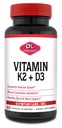 Olympian Labs Vitamin K2 + D3, 60 Servings, Supports Immune System, Bone and Heart Support, 60 Vegan Capsules