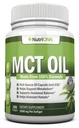MCT Oil - 3000mg ανά Σερβίρισμα - 180 Softgels - Κατασκευασμένο από 100% Βιολογικές Καρύδες - Μη ΓΤΟ, Ψυχρό Πιέζεται, Παλαιοφιλικές κάψουλες - Μεγάλη για Εστίαση & Υγεία των Ούλων