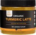 Βιολογικός Turmeric Latte σε σκόνη – USDA Certified, χωρίς προσθήκη ζάχαρης Turmeric συμπλήρωμα με Ceylon Κανέλα, Zealthy Life, 45 εξυπηρετήσεις