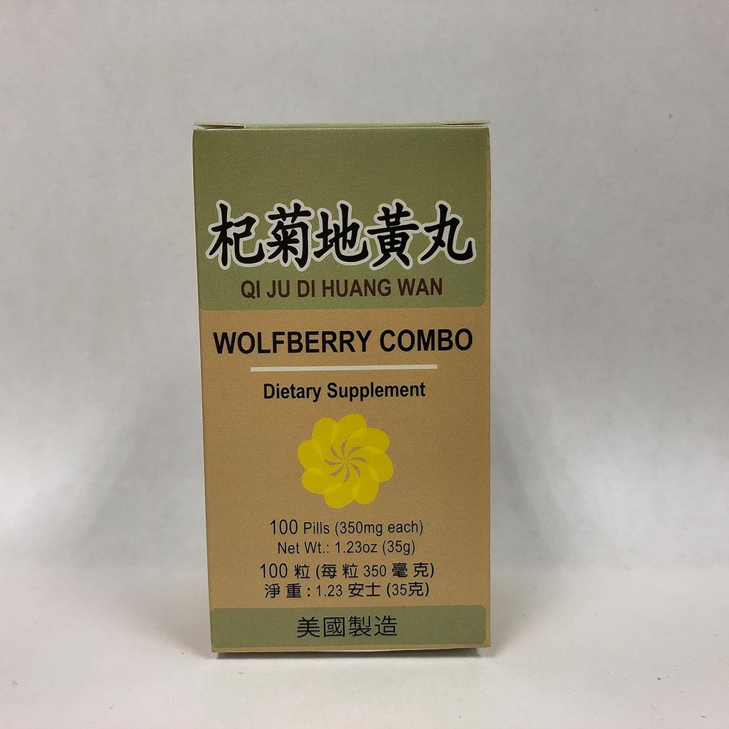 Wolfberry Combo :: Qi Ju Di Huang Wan :: Βότανο συμπλήρωμα για ξηρά μάτια, Θολή όραση :: Made in USA
