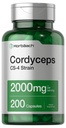 Horbäach Cordyceps Mushroom Κάψουλες 2000mg 