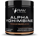 Alpha Yohimbine – Yohimbe Bark Fat Burner, Χάπια απώλειας βάρους που λειτουργούν γρήγορα - 3ο Κόμμα Tested for Pureity and Potency, 60 κάψουλες από RAW Synergies