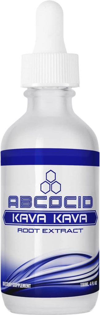 Kava Kava Root Extract 490 mg, 4 Oz Liquid, 240 Servings, Made in USA, Quick Absorption, Quality Potent Ingredients, Third-Party Tested, Non-GMO, GMP Certified, Cruelty-Free Products