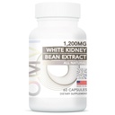 Omvi Formulas, συμπλήρωμα υποστήριξης για τα νεφρά, εκχύλισμα λευκού νεφρού 1.200mg, καθαρισμός νεφρών για άνδρες και γυναίκες, υποστήριξη για τη φυσιολογική ούρα Φυλλαδική υγεία, 60 κάψουλες