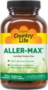 Country Life Aller-Max - Quercetin Συμπληρώματα με Bromelain - ανοσοποιητική υποστήριξη με βιταμίνη C, ψευδάργυρο, και Βοτανική Blend - Certified Gluten-free, Vegan (100 Count (Pack of 1))