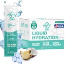 MyHy ZERO Liquid Hydration Packets, Sugar Free Electrolyte Drink Mix for Hydration Support, Dehydration Relief for Travel, Εγκυμοσύνη, Καταλληλότητα, Bachelor & Bachelorette Party – Ice Island, 50 Count