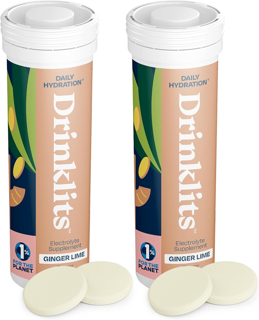 Ταμπλέτες καθημερινής ενυδάτωσης Ginger-Lime (2) Tube Bundle 