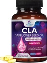 CLA Supplement, Conjugated Linoleic Acid 1560mg - Extra Strength CLA Supplement Pills - Σύνθεση σώματος υποστήριξης, Lean Muscle Tone, & Energy - Κάψουλες Safflower, Χωρίς γλουτένη, Μη ΓΤΟ - 60 Softgels