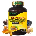 World 1st.Turmeric Curcumin Ginger & Black Seed Oil, 240 Caps, 2250mg, 95% Curcuminoids, BioPerin Added, Extra Strength, Organic, Haal, Vegan, Υποστήριξη ανοσοποιητικό σύστημα, Antioxidant, Κοινή Υποστήριξη