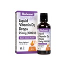 BlueBonnet Βιταμίνη D3 1000 IU 25mcg Ισχυρά οστά & συμπλήρωμα ανοσοποίησης - Υγρές Βιταμίνες για γυναίκες & άνδρες - Λανολίνη VIT D σταγόνες με λάδι MCT - Μη-GMO, Χορτοφαγικά - Εσπεριδοειδή Γεύση - 1 FL Oz