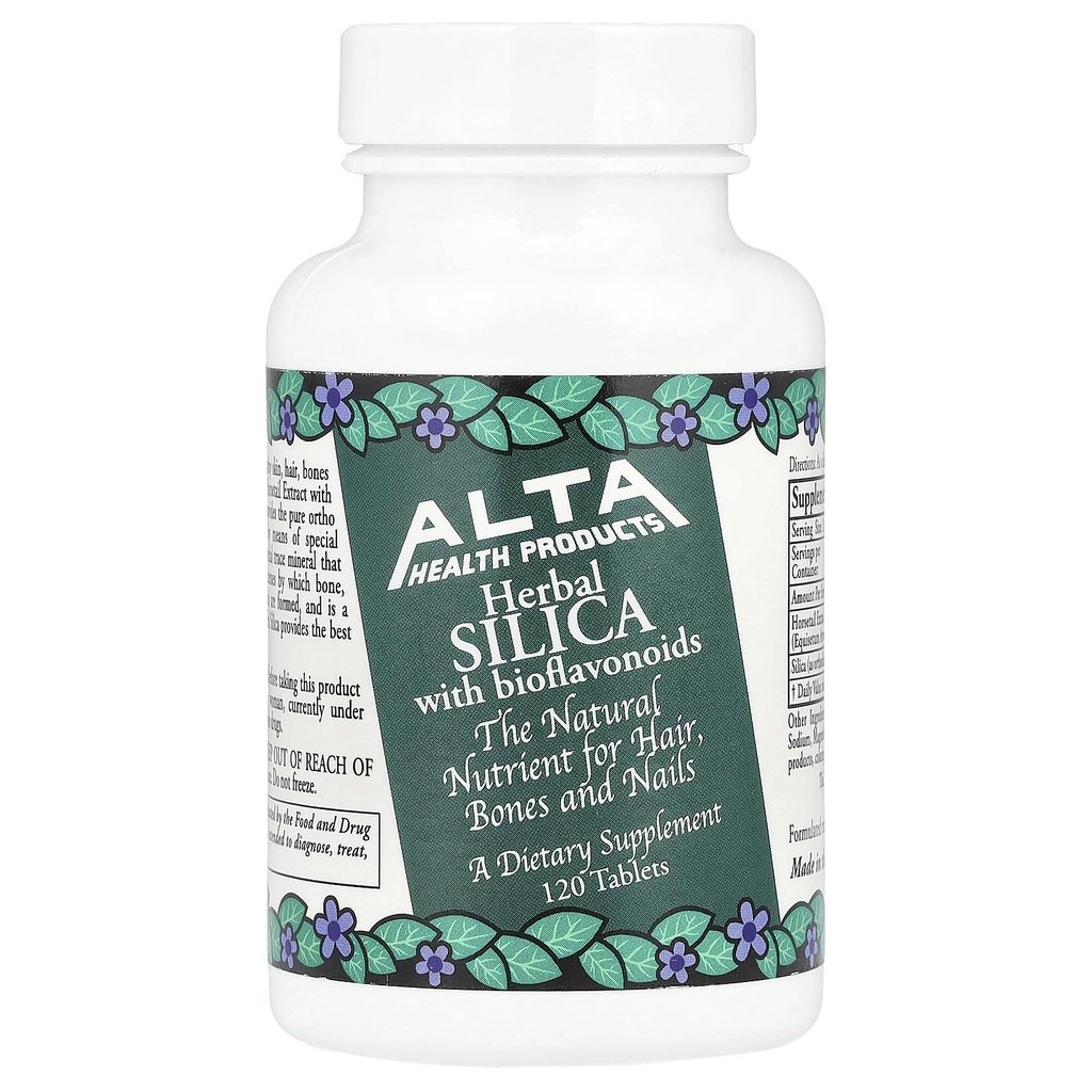 Alta Health Products, φυτικά SILICA με βιοφλαβονοειδή, δισκία, 120 Count