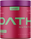 Oath Nutrition Sport Sugar Free Pre-Workout Powder, Appleberry Orchard, Περιέχει Creatine Monohydrate, καφεΐνη και Beta Alanine, Pre Workout Powder για γυναίκες και άνδρες, 25 υπηρεσίες