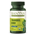 Banyan Botanicals Tranquil Mind – Organic Supplement with Guduchi, Gotu Kola & Skullcap – Υποστηρίζει Περιστασιακή Ανησυχία & Προάγει μια αίσθηση ηρεμίας * – 90 Tablets – Μη ΓΤΟ Βιώσιμα πηγάζει Vegan