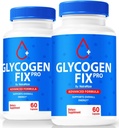 (2 Pack) Glycogen Fix Pro κάψουλες, All-Φυσική φόρμουλα υποστήριξης του αίματος, Premium συμπλήρωμα για την υποστήριξη υγιεινού τρόπου ζωής και τη διατήρηση σταθερών επιπέδων, Επίσημη GlycogenFix Pro Κριτικές (120 κάψουλες)