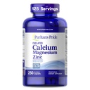 Puritan's Pride Premium Chelated Calcium Magnesium Zinc with Bone-ActiveTM, Συμπλήρωμα διατροφής για την υγεία των οστών και την ανοσοποιητική λειτουργία Υποστήριξη, 250 Coated Caplets