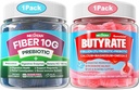 Butyrate Gummies με προβιοτικά + προβιοτικά + μεταβιοτικά + fiber Gummies για ενήλικες