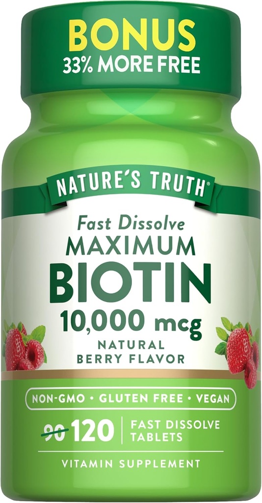 Nature's Truth Biotin 10000mcg 